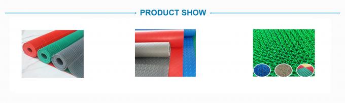 آلة تصنيع سجادة الكالندر من البلاستيك ضد الانزلاق خط إنتاج سجادة أقدام السيارة 0