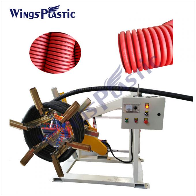 17m*2M*2.8m خط إنتاج الأنابيب المموجة PE مع نظام التحكم PLC 4