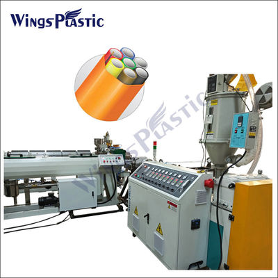 HDPE PE كابل Micropipe حزمة غلاف خط إنتاج آلة بثق الأنابيب