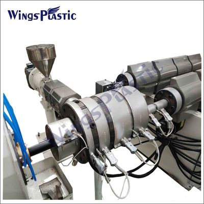 آلة بثق الأنبوب البلاستيكي عالي السرعة خط بثق الأنبوب HDPE Pe الإنتاج العالي