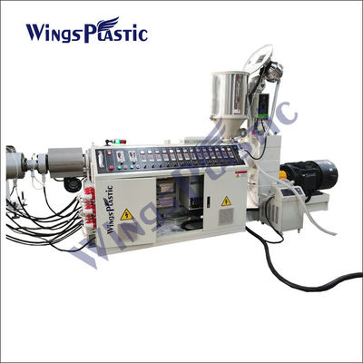 عالية الانتاج HDPE Ldpe الأنابيب ماكينة خط بثق أنابيب المياه 75-160mm