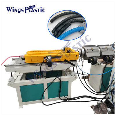 40kg / H HDPE آلة بثق الأنابيب PP PVC آلة تصنيع أنابيب الأسلاك ذات الجدار الواحد