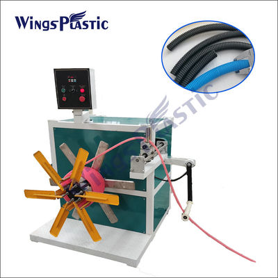 40kg / H HDPE آلة بثق الأنابيب PP PVC آلة تصنيع أنابيب الأسلاك ذات الجدار الواحد
