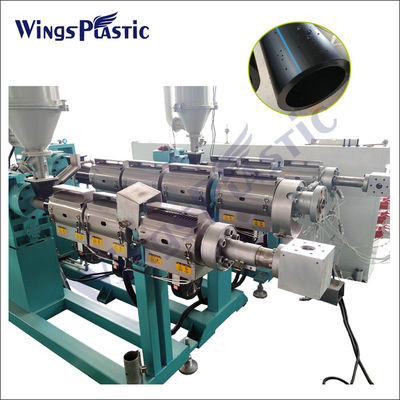 خط بثق البلاستيك الأوتوماتيكي HDPE PE PVC PPR ماكينة الطارد