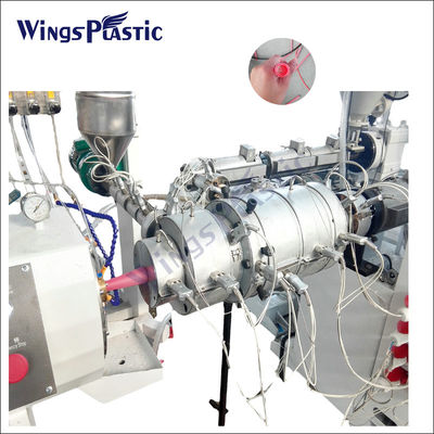 خط إنتاج الأنابيب البلاستيكية PLC PPR خط إنتاج الأنابيب البلاستيكية HDPE