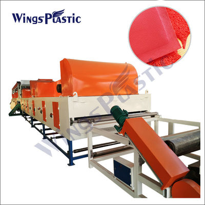 لفائف PVC CarMat ماكينة صنع حصيرة PVC حصيرة وسادة 500 كجم / ساعة