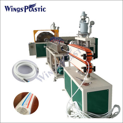 البلاستيك الناعم PVC حديقة الألياف الملتحمة معززة أنابيب أنابيب أنابيب أجهزة إنتاج الخرجان