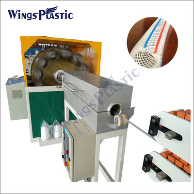 البلاستيك PVC الألياف عززت خرطوم الري الزراعي خرطوم الأنابيب ماكينة السعر