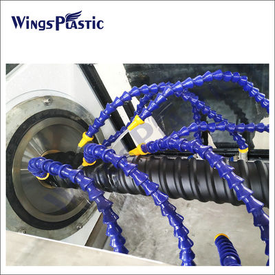 نظام التحكم بـ PLC HDPE خط إخراج الأنابيب / الأنابيب المتعرجة المدارية
