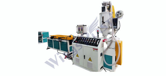 مادة PP/PE/PVC/PA بلاستيكية ذات جدار واحد المموجة أنابيب القناة extruders آلة