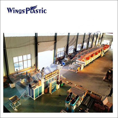 420kw محرك رئيسي الطاقة مسحوق PVC PVC لفائف حلقة مات extruder آلة