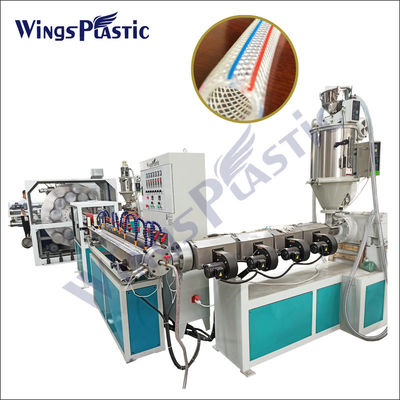 آلة تصنيع الأنابيب المصنوعة من البلاستيك Pvc الحديقة الخيوط الملفوفة أنبوب الألياف المقوية