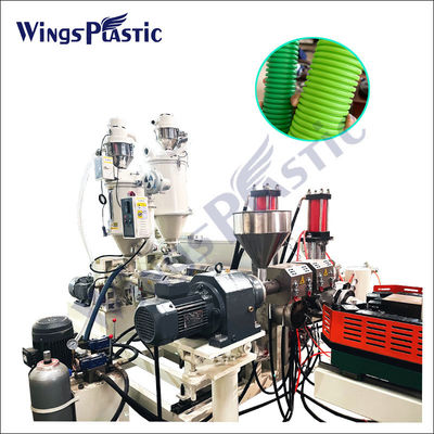 خط طحن لآلات تصنيع الأنابيب المموجة من البلاستيك Hdpe Pvc DWC