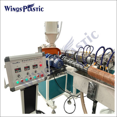 خط آلة طحن البلاستيك لخرطوم الصرف الصناعي المداري لـ PVC / خط إنتاج طحن أنابيب أنابيب الصرف الصناعي