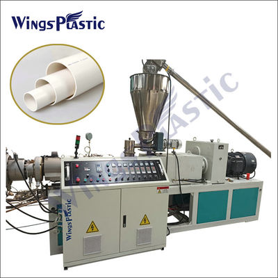 آلة بثق الأنابيب البلاستيكية البلاستيكية آلة بثق الأنبوب UPVC Pp ISO CE