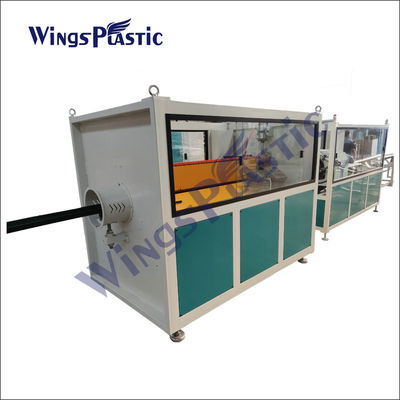 عالية الانتاج HDPE Ldpe الأنابيب ماكينة خط بثق أنابيب المياه 75-160mm