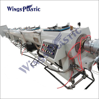 90/33 HDPE Pipe Extruder 110mm 315mm Pe آلة أنابيب المياه