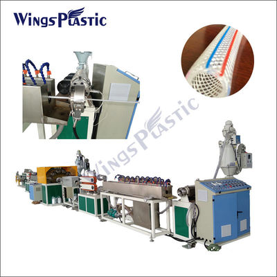 البلاستيك PVC الألياف عززت خرطوم الري الزراعي خرطوم الأنابيب ماكينة السعر